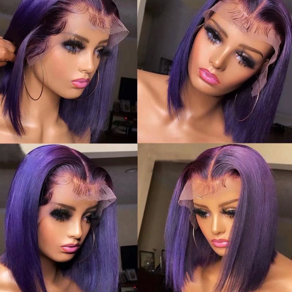 Purple Lace Front Wig